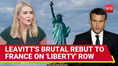 'France Would Be Speaking German...': Leavitt Shuts Down French Leader On Statue Of Liberty Return